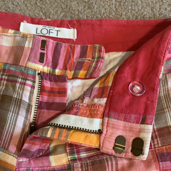 Ann Taylor Loft Plaid Shorts - Picture 7 of 7